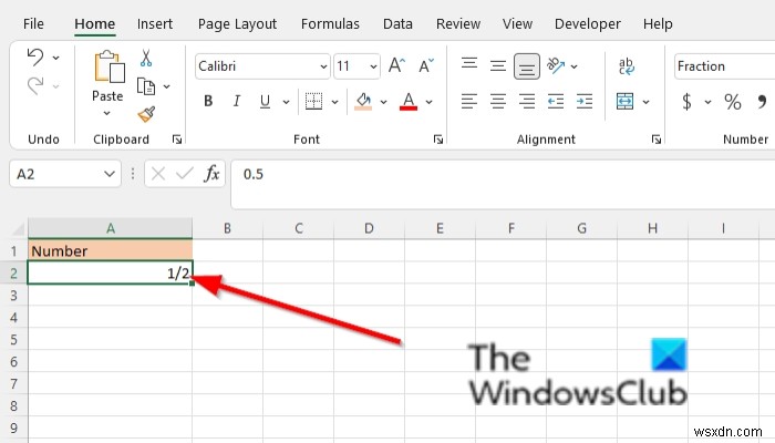 Excelで分数として数値を表示する方法 