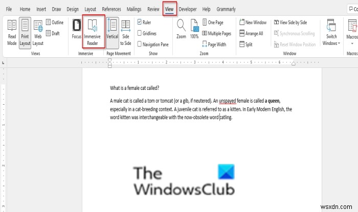 WordとEdgeでイマーシブリーダーを使用する方法 