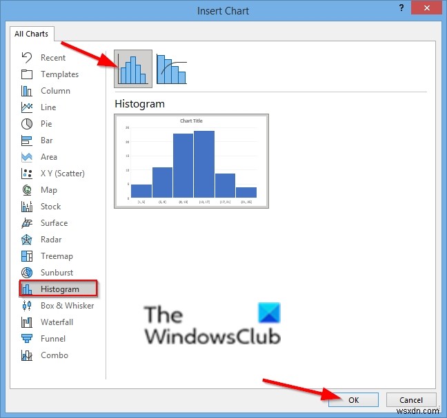 PowerPointでヒストグラムチャートを作成する方法 