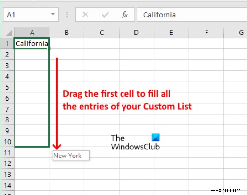 Excelでカスタムリストを作成する方法 