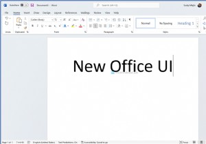 Windows11で新しいOfficeUIを入手する方法 