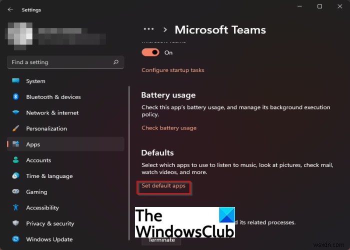 Microsoft Teamsは、Windows11のデスクトップアプリでファイルを開くことができません 