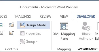 Wordでカスタムの入力可能なフォームを作成する方法 