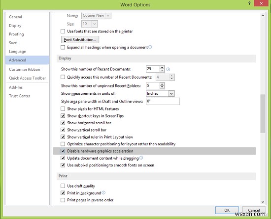MicrosoftOfficeでハードウェアグラフィックスアクセラレーションをオフにする方法 