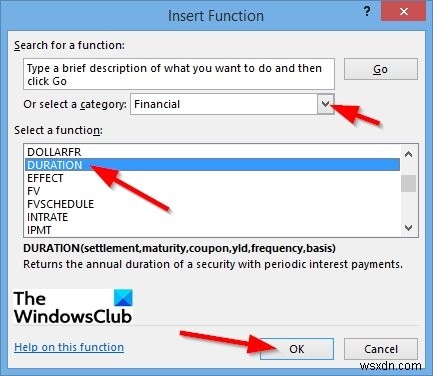 MicrosoftExcelで期間財務関数を使用する方法 