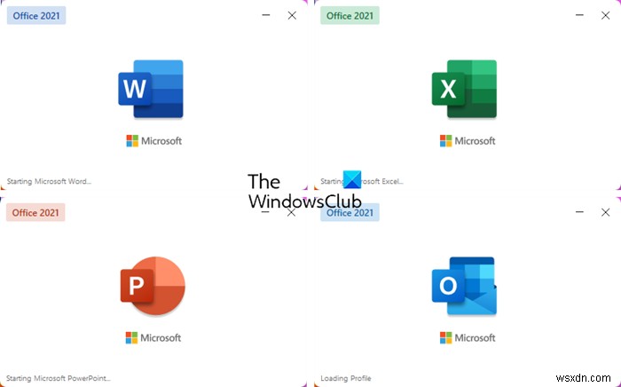 Microsoft Office Word、Excel、PowerPointプログラムでスプラッシュ画面を無効にする 