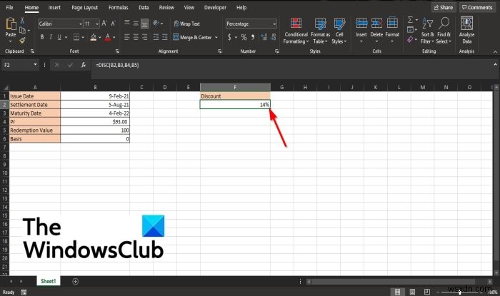 MicrosoftExcelでDISC機能を使用する方法 