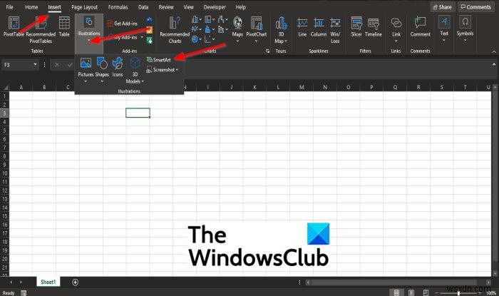 MicrosoftExcelで組織図を作成する方法 