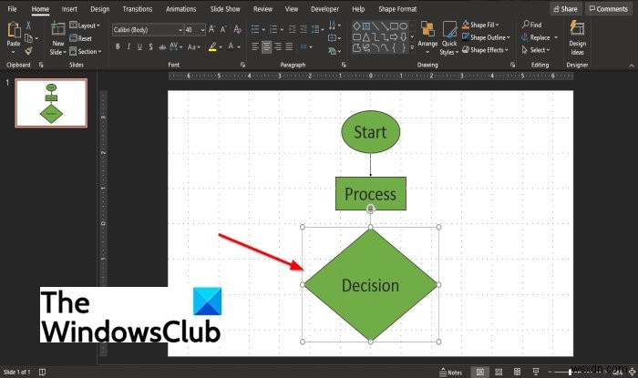 PowerPointでフローチャートを作成する方法 