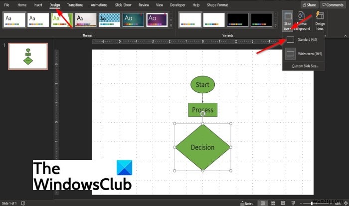 PowerPointでフローチャートを作成する方法 