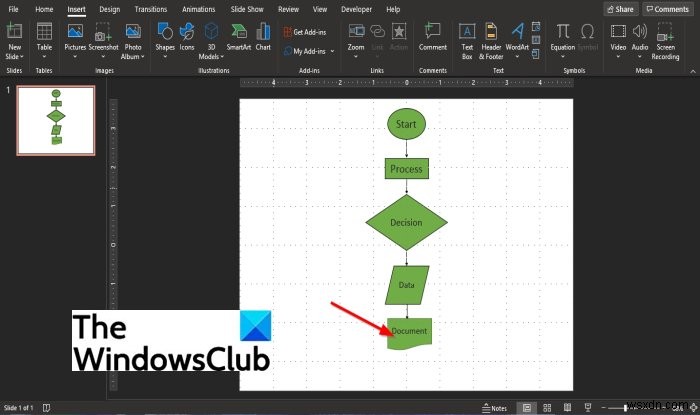 PowerPointでフローチャートを作成する方法 