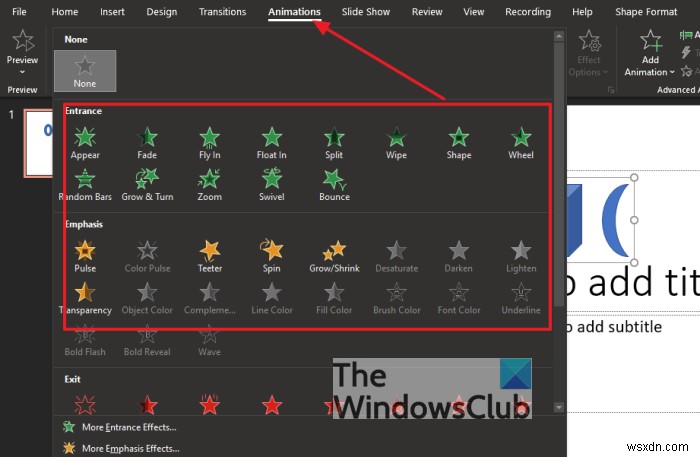 MicrosoftPowerPointでオブジェクトをグループ化してアニメーション化する方法 