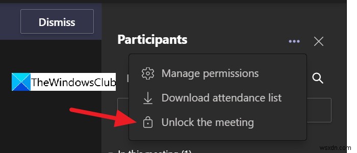 MicrosoftTeamsで会議をロックする方法 