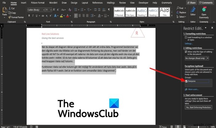 MicrosoftWordでヘッダーとフッターをロックして保護する方法 