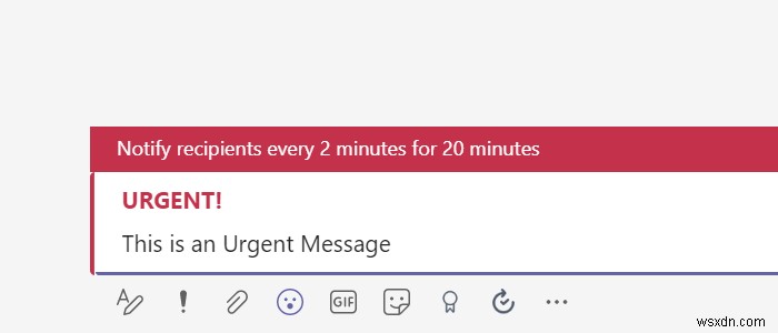 MicrosoftTeamsで緊急または重要なメッセージを送信する方法 