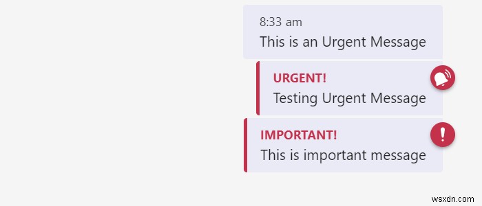 MicrosoftTeamsで緊急または重要なメッセージを送信する方法 