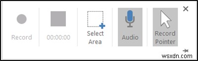 PowerPoint画面記録機能を使用して画面を記録する方法 