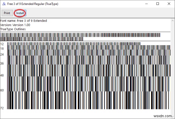 MicrosoftExcelでバーコードを生成する方法 