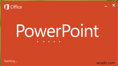 コピー貼り付けがPowerPointで機能しない; PowerPointを不安定にする可能性のある問題が発生しました 