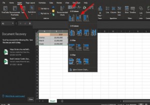 Excelチャートで行と列を切り替える方法 