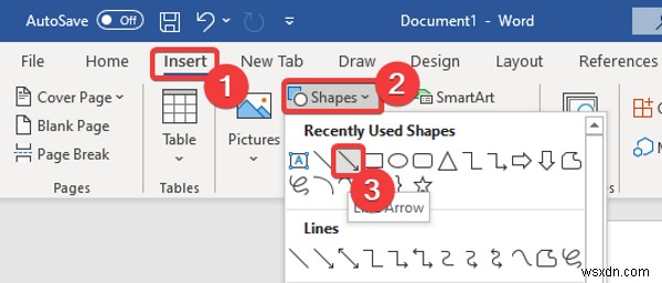 MicrosoftWordでフィッシュボーン図を作成する方法 