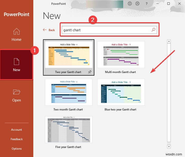 MicrosoftPowerPointでガントチャートを作成する方法 