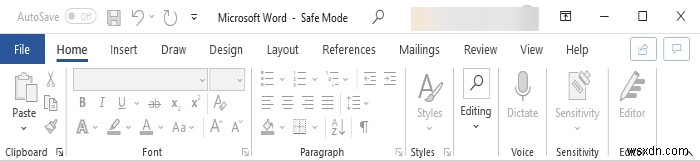 MicrosoftWordでキーボードショートカットが機能しない 