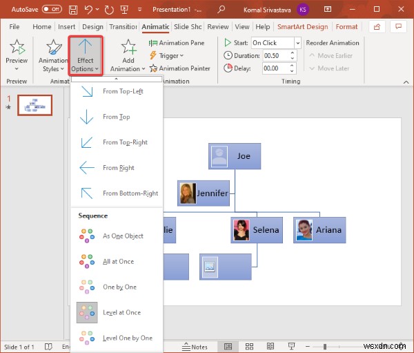 MicrosoftPowerPointで組織図を作成する方法 