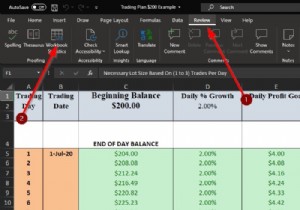 Excelブックの統計を表示および追跡する方法 