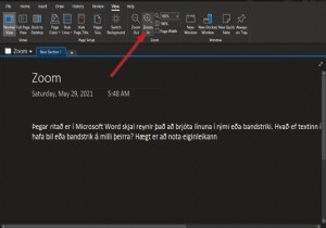 Windows11/10でOneNoteをズームインおよびズームアウトする方法 