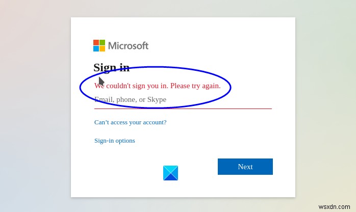 Microsoft Teamsのログインの問題を修正する：サインインできませんでした 