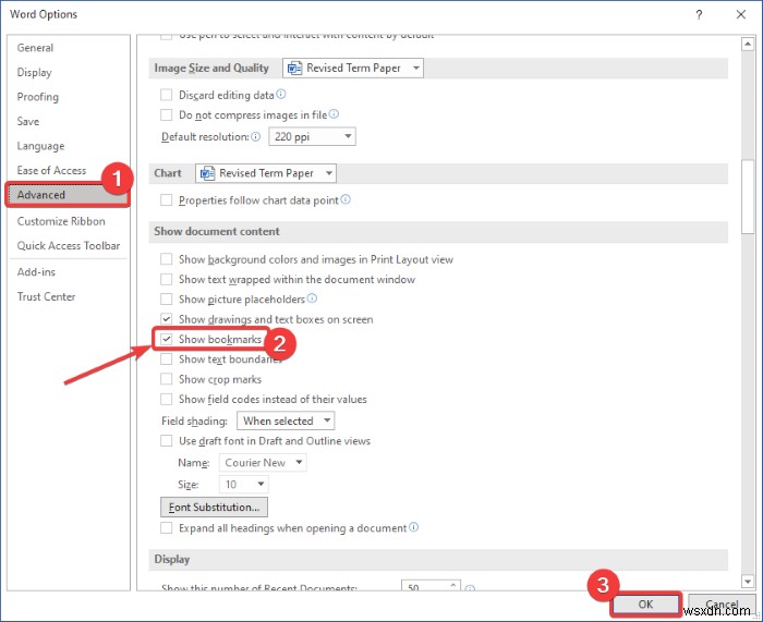 エラーを修正、ブックマークがMicrosoftWordで定義されていない 