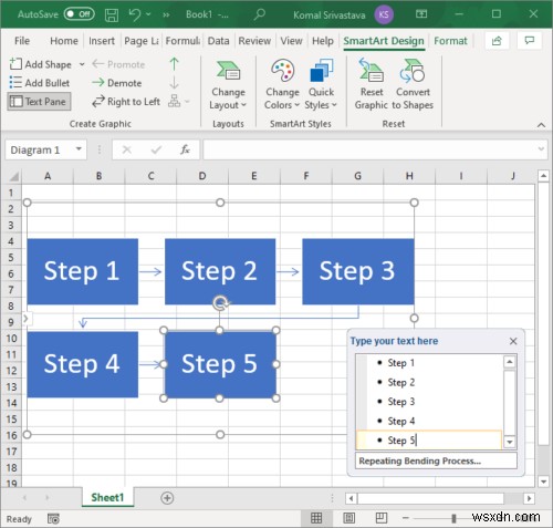 MicrosoftExcelでフローチャートを作成する方法 