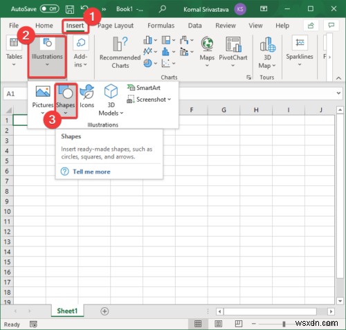 MicrosoftExcelでフローチャートを作成する方法 