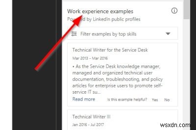 MicrosoftWordでLinkedInResumeAssistantを使用する方法 