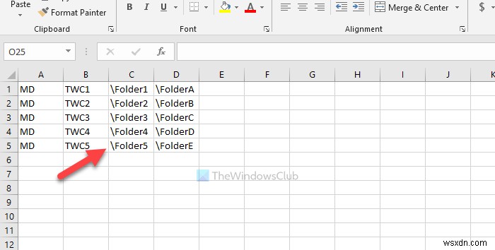 Excelから一度に複数のフォルダを作成する方法 