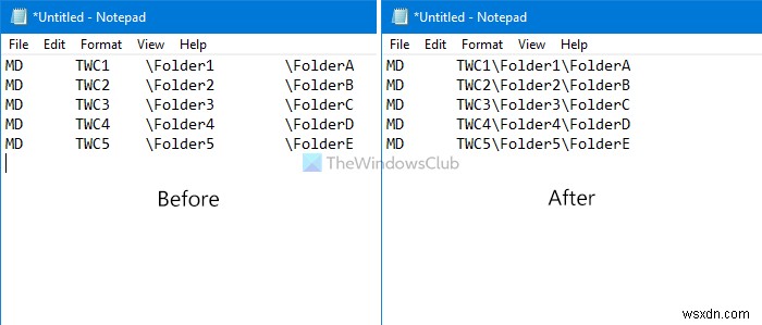 Excelから一度に複数のフォルダを作成する方法 