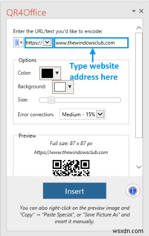 PowerPointとExcelでQRコードを作成する方法 