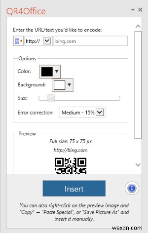 PowerPointとExcelでQRコードを作成する方法 