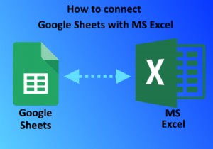 GoogleスプレッドシートをMicrosoftExcelに接続する方法 