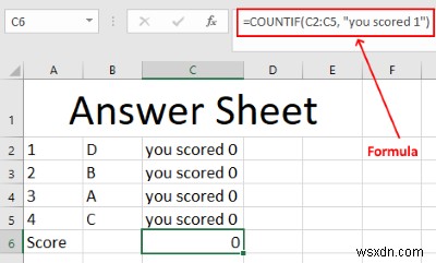 MicrosoftExcelで自動クイズを作成する方法 