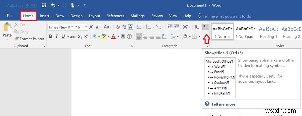 MicrosoftWord文書の最後にある空白のページを削除する方法 