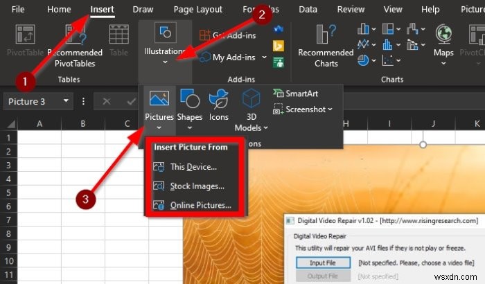 MicrosoftExcelで画像の背景を削除する方法 