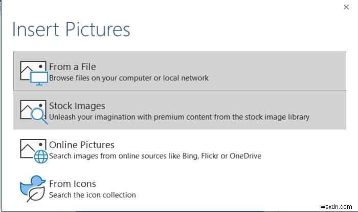 MicrosoftWordで図形に画像を挿入する方法 