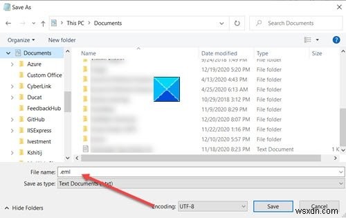 OutlookでMIMEメールと添付ファイルを開く方法 