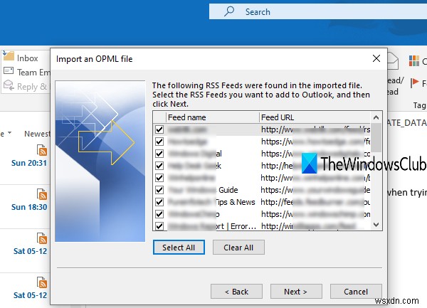 OutlookでRSSフィードサブスクリプションのコレクションをインポートまたはエクスポートする方法 