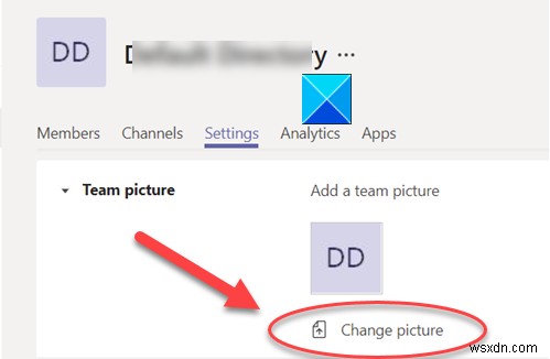 MicrosoftTeamsでチームの画像を変更する方法 