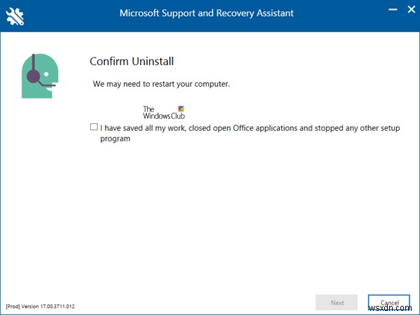 Microsoft Support and Recovery Assistantは、Officeおよびその他の問題の修正に役立ちます 