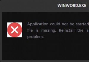 Windows11/10上のOfficeWordアプリケーションのWINWORD.EXEエラーを修正します 