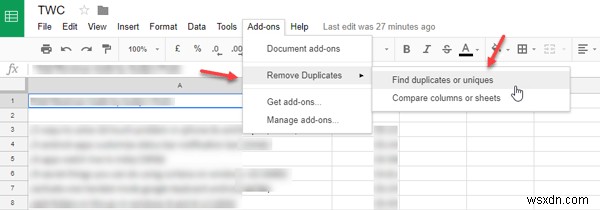 ExcelとGoogleスプレッドシートで重複する行を削除する方法 